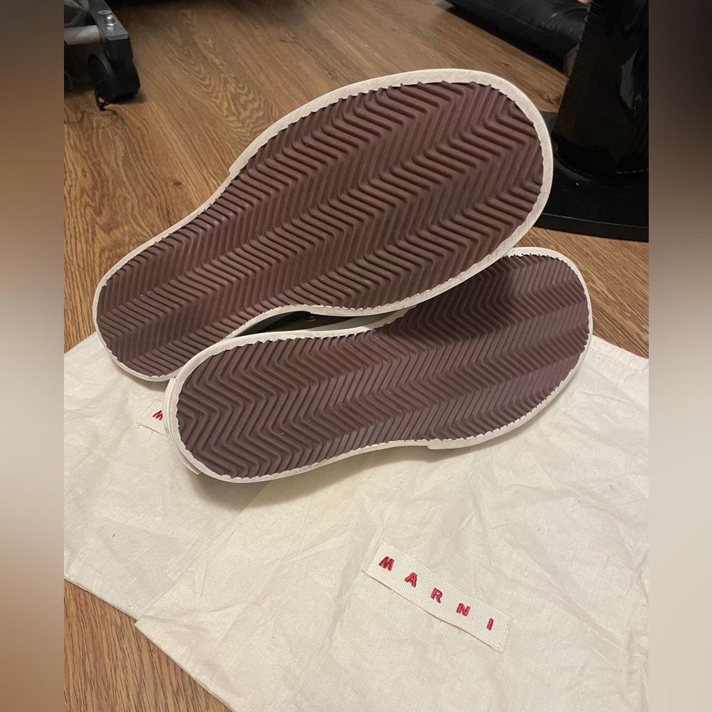 Marni Pablo Canvas Brown Sneakers U.S 8 | EU 41 - Picture 7 of 8